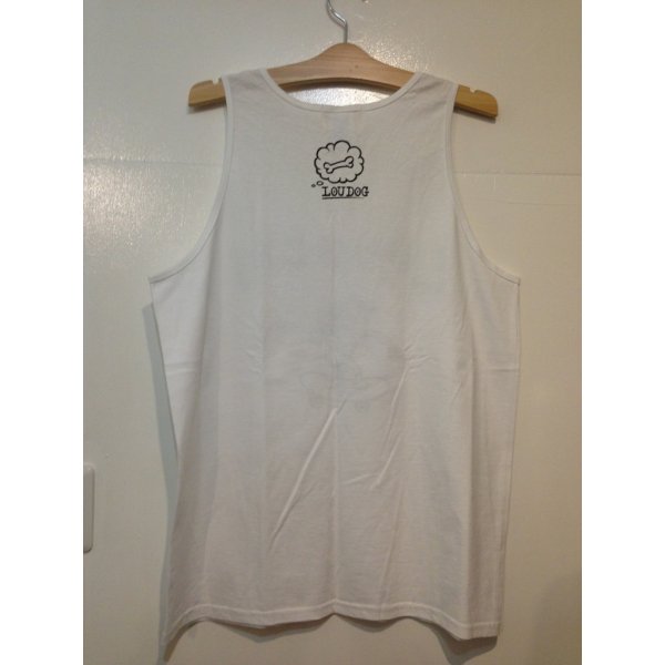 画像4: [LOUDOG]-LOUDOG skate TANK TOP-White- (4)