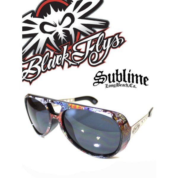 BLACK FLYS]-SUBLIME FLY-SUBLIME ART-S.SIL/SMK- [BF-1218-SL694 