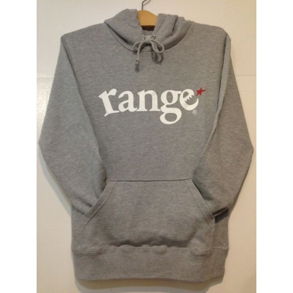 画像1: [range] range logo sweat pullover Hoody-Grey-  (1)