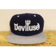 画像1: [Deviluse] Logo Snap Back Cap (1)