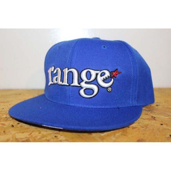 画像1: ［range] range original snap back cap -Blue- (1)