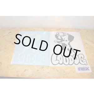 画像: LOU DOG]DIE CUT LOUDOG(サイズ：M)-WHITE,BLACK-