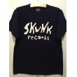 画像1: [SKUNK records]-FRONT Logo S/S Tee-NAVY-　※Sサイズのみ (1)