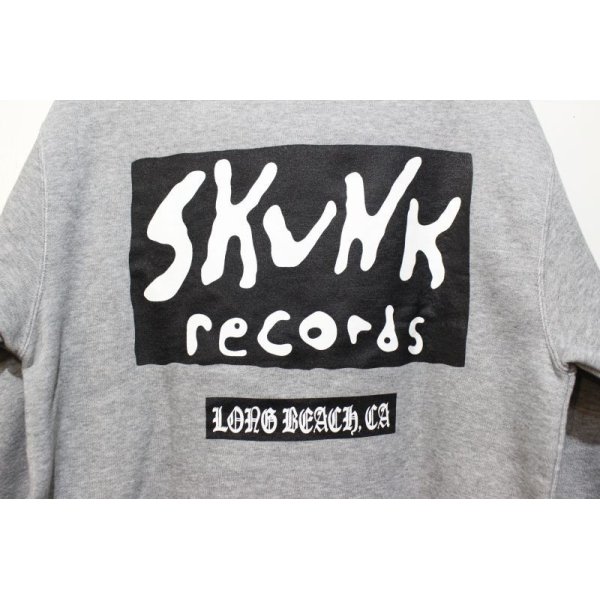 画像4: SKUNK records-Classic Pull HOODIE -GRAY- (4)