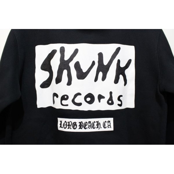 画像4: SKUNK records-Classic Pull HOODIE -BLACK- (4)