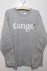 画像: [range]range logo L/S tee -Gray-　