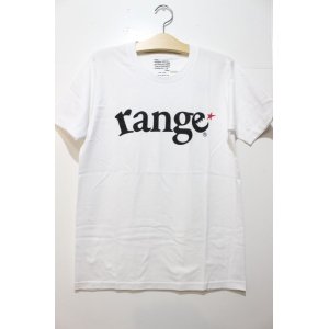 画像: [range] logo S/S Tee -White/Black-