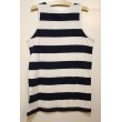 画像3: ☆SALE３０％OFF[Deviluse] Deviluse Border Tank Top -White/Navy-　※XLサイズ (3)