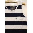 画像2: ☆SALE３０％OFF[Deviluse] Deviluse Border Tank Top -White/Navy-　※XLサイズ (2)