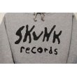 画像2: SKUNK records-FRONT Logo Pull HOODIE -GRAY- (2)