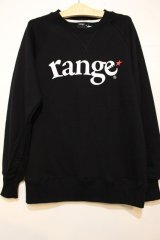 画像: [range]logo raglan crew sweat-Black-
