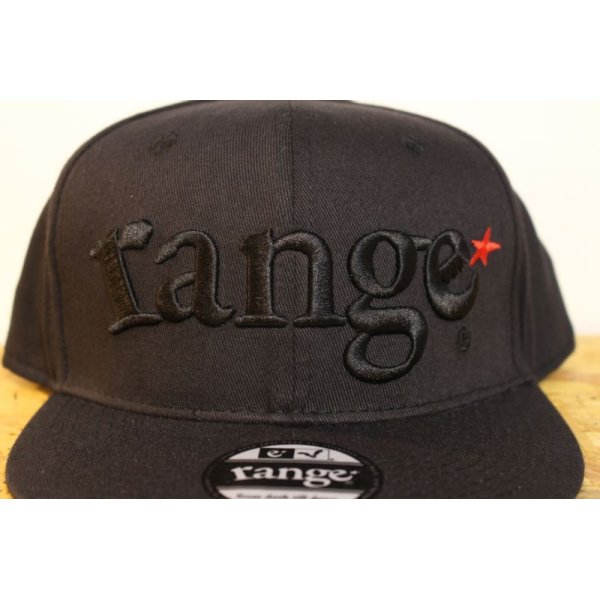 画像2: ［range] range original snap back cap -Black- (2)