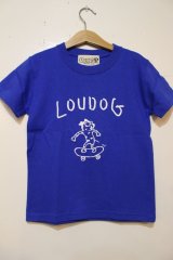 画像: [LOU DOG] LOU DOG skate KIDS Tee(90cm/100cm/110cm/120cm/130cm) -ブルー-