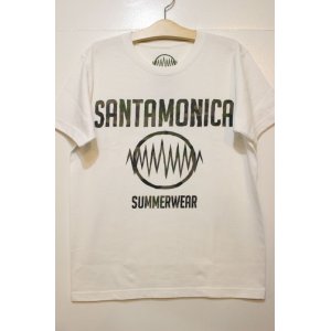 画像: [SANTAMONICA SUMMER WEAR] SMSW logo Tee-White/Camo-