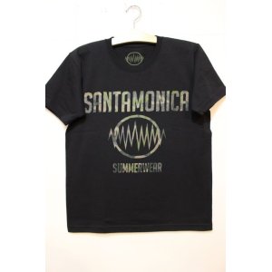 画像: [SANTAMONICA SUMMER WEAR] SMSW logo Tee-Black/Camo-