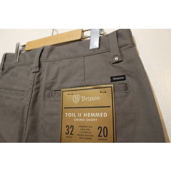 画像4: 【BRIXTON】TOIL HEMMED SHORT -Gray-　※サイズ：32incのみ (4)