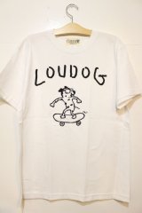 画像: [LOU DOG] LOUDOG Skate S/STee-WHITE-