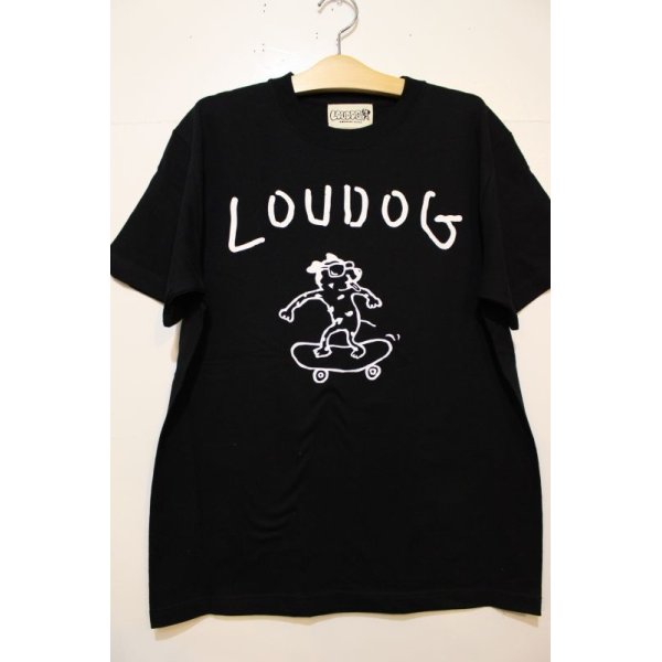 画像1: [LOU DOG] LOUDOG Skate S/STee-BLACK- (1)