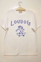 画像: [LOU DOG] LOUDOG Skate S/STee-White&Blue