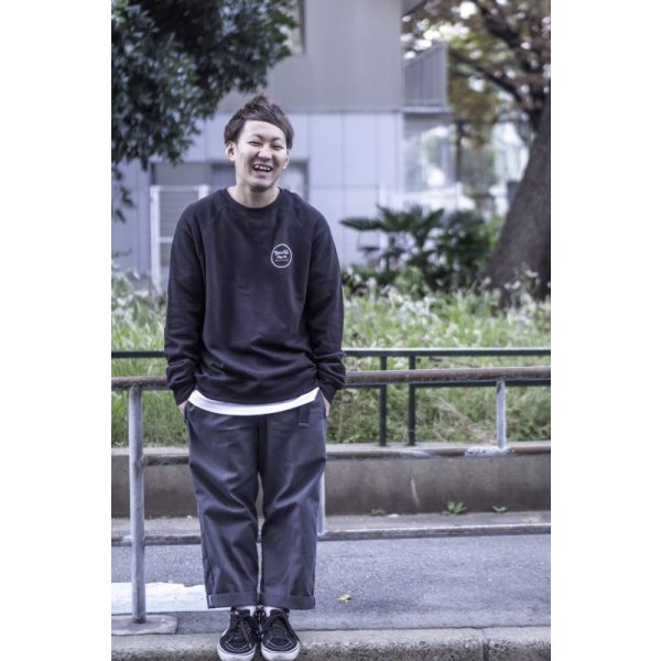 画像5: 【BRIXTON】WHEELER CREW FLEECE -HGRY/BR-※Mサイズのみ (5)