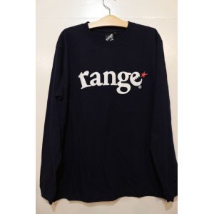 画像: [range]range logo L/S tee -Navy-　