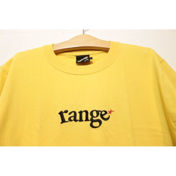 画像2: [range]rg EMB S/S tee-Yellow- (2)