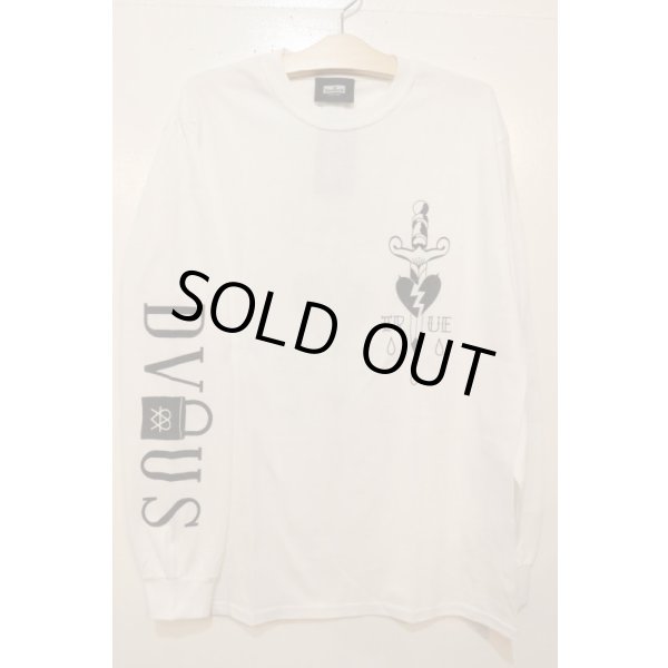 画像1: ※SALE30%OFF  [Deviluse] TRUE L/S Tee-White- (1)