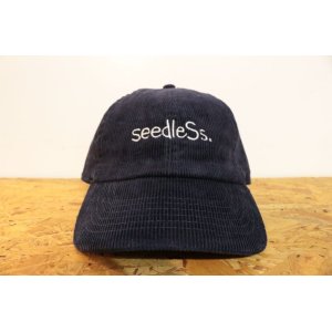 画像: [seedleSs]sd HW logo corduroy low cap-Navy-