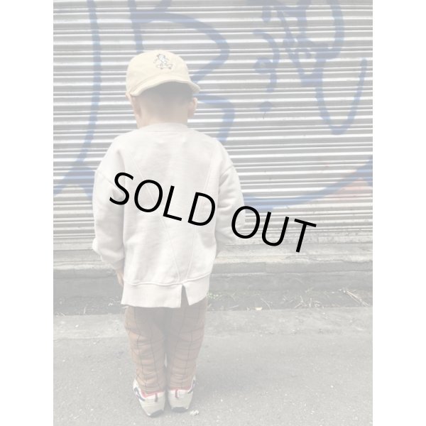 画像6: [LOU DOG] LOU DOG kids LOGO スエット-natural- (6)