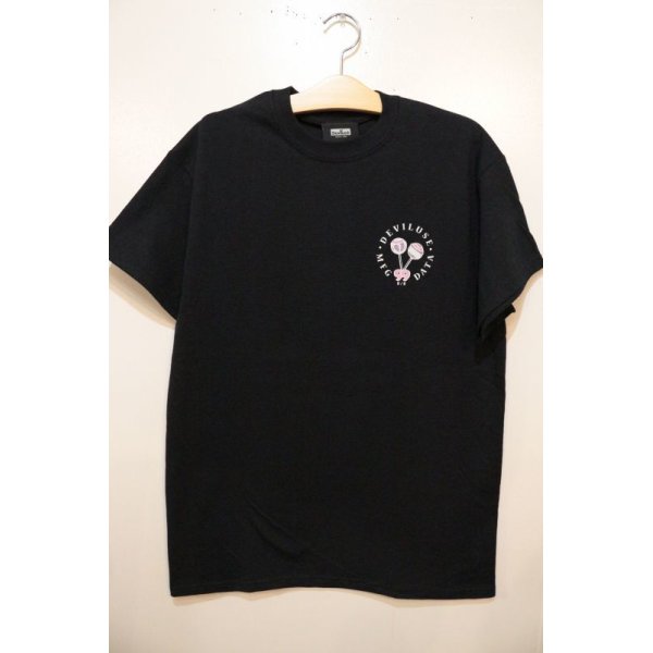 画像1: [DEVILUSE]Pops T-shirts-Black- (1)