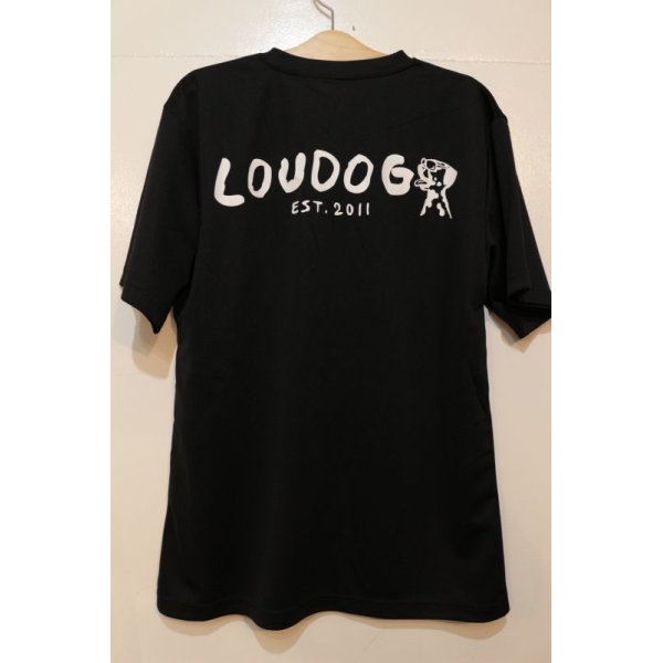 画像2: [LOU DOG] LOU DOG ドライTシャツ-black- (2)