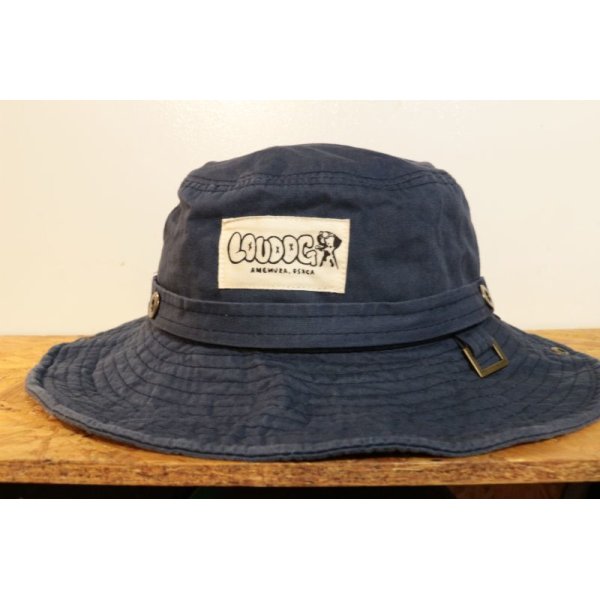 画像1: [LOU DOG] ADVENTURE HAT-Navy-  (1)