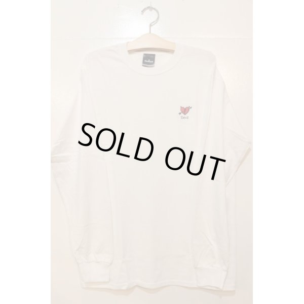 画像1: ※SALE20%OFF  [Deviluse] Heart Arrow L/S T-shirts-White- ※Lサイズのみ (1)