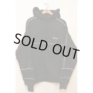 画像: ※SALE50%OFF [Deviluse]Piping Pullover Hooded -Black-　※Lサイズのみ