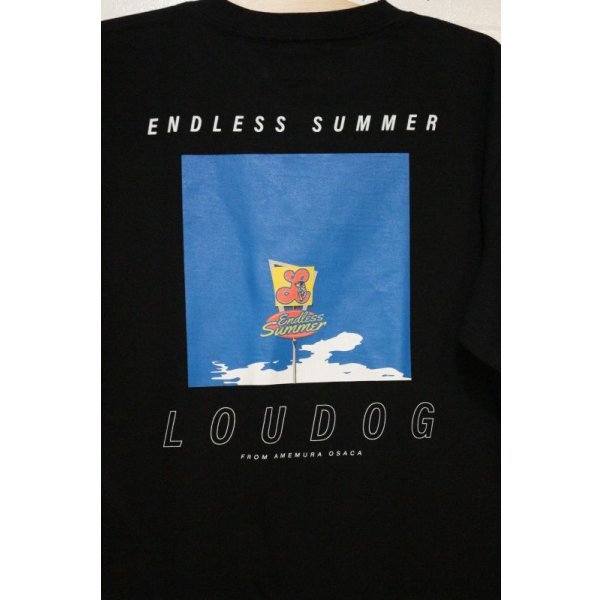 画像4: [LOU DOG] LOUDOG "Endless Summer" SKY S/S Tee-Black- (4)