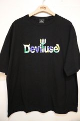 画像: [DEVILUSE]Logo Plants Big T-shirts-Black-