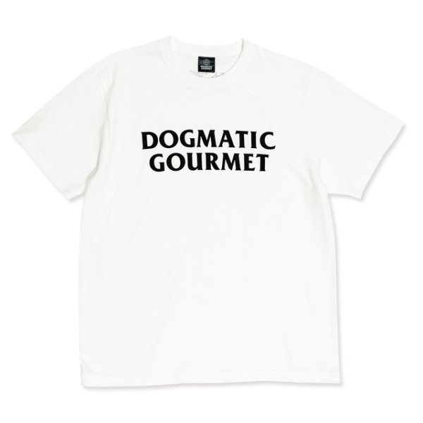 画像1: [DOGMATIC GOURMET ] DG LOGO COTTON T-SHIRT -white- (1)