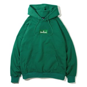 画像: [Deviluse]Box Logo Pullover Hooded -Green-