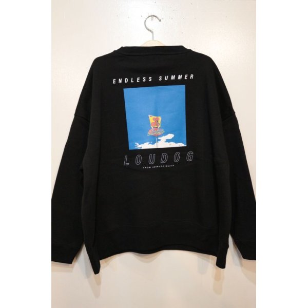 画像1: [LOU DOG] LOUDOG  "Endless Summer" SKY ビッグスウェット L/S -Black- (1)