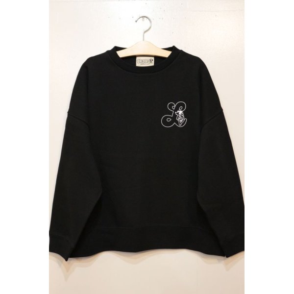 画像3: [LOU DOG] LOUDOG  "Endless Summer" SKY ビッグスウェット L/S -Black- (3)