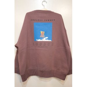 画像: [LOU DOG] LOUDOG  "Endless Summer" SKY ビッグスウェット L/S -Merlot-　