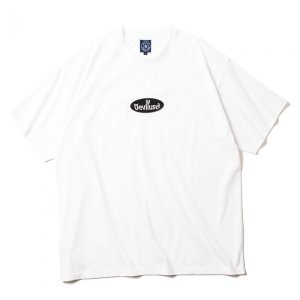 画像: [DEVILUSE] Oval Logo Big T-shirts-White-