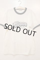 画像: [LOU DOG] LOU DOG リンガーTee -White/Black-