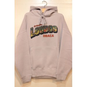 画像: [LOU DOG] LOUDOG OSACA ワイドプルパーカ L/S -ライトパープル- ※裏起毛　Mサイズのみ