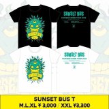 画像: SUNSET BUS "Sunset Bus"S/S Tee -Black/White-