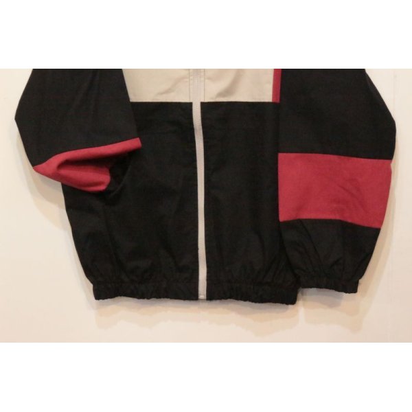 画像2: [LOU DOG] NYLON JAKET -Black/Red/Natural- ※ワンサイズのみ (2)