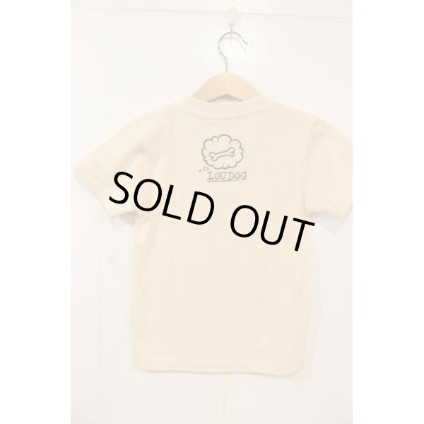 画像2: [LOU DOG] LOU DOG skate KIDS Tee(90cm / 100cm/110cm/120cm/130cm) -ベージュ- (2)