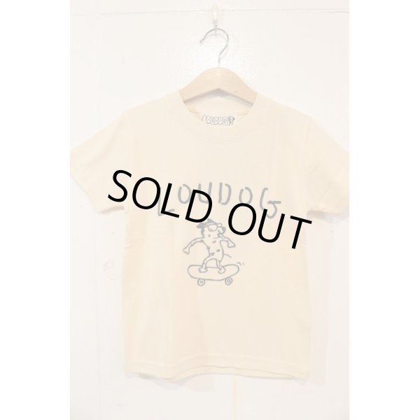 画像1: [LOU DOG] LOU DOG skate KIDS Tee(90cm / 100cm/110cm/120cm/130cm) -ベージュ- (1)