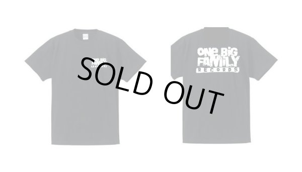 画像1: [ONEBIGFAMILYrecords] ONEBIGFAMILYロゴTシャツ -Black- (1)