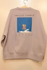 画像: [LOU DOG] LOUDOG  "Endless Summer" SKY ビッグスウェット L/S -フロストパープル- ※Mサイズのみ